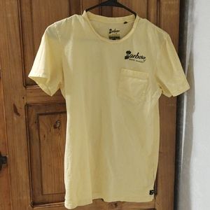 Yellow fitted tee